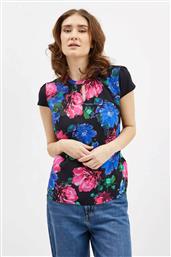 ΓΥΝΑΙΚΕΙΑ ΜΠΛΟΥΖΑ ΜΕ FLORAL PRINT ΚΑΙ ΑΝΟΙΓΜΑ ΜΠΡΟΣΤΑ - 157103 -X66-6666 ΜΑΥΡΟ ORSAY