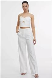 ΓΥΝΑΙΚΕΙΟ ΜΟΝΟΧΡΩΜΟ ΠΑΝΤΕΛΟΝΙ WIDE LEG - 1000254-X11-0604 ΛΕΥΚΟ ORSAY