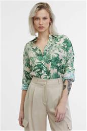 ΓΥΝΑΙΚΕΙO ΠΟΥΚΑΜΙΣΟ ΜΕ FLORAL PRINT - 1000897-O00-0866 ΠΡΑΣΙΝΟ ORSAY