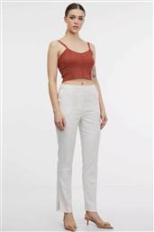 ΓΥΝΑΙΚΕΙΟ ΨΗΛΟΜΕΣΟ ΠΑΝΤΕΛΟΝΙ STRAIGHT FIT - 1000287-X13-0907 ΛΕΥΚΟ ORSAY