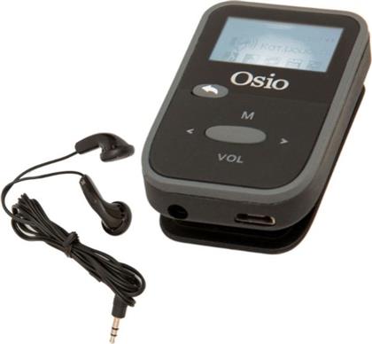 MP3 PLAYER SRM-7880BG 8GB ΜΕ ΚΛΙΠ (ΜΑΥΡΟ) OSIO από το SNATCH