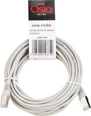 OEK-1305 KΑΛΩΔΙΟ ΔΙΚΤΥΟΥ ΕTHERNET CAT5E (FTP) RJ45 ΣΕ RJ45 5M OSIO