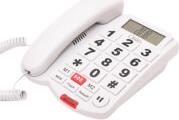 OSWB-4760W CABLE TELEPHONE WITH BIG BUTTONS SPEAKERPHONE AND SOS WHITE OSIO