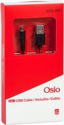 OTU-395 ΜΑΥΡΟ ΚΑΛΩΔΙΟ USB ΣΕ MICRO USB 1.2 M OSIO