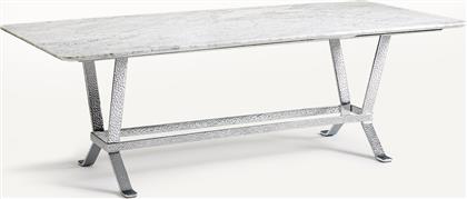 ΤΡΑΠΕΖΙ ΑΠΟ ΜΑΡΜΑΡΟ ΚΑΙ ΣΙΔΕΡΟ Μ100XΠ220XΥ73CM OTTO STUDIO