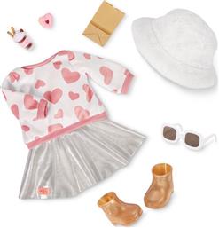 ΕΝΔΥΜΑΣΙΑ DELUXE TOP & SKIRT WITH HEART (BD30574Z) OUR GENERATION