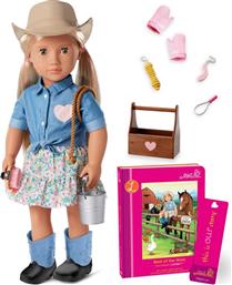 ΚΟΥΚΛΑ DELUXE LAINEY WITH BOOK (BD31594Z) OUR GENERATION