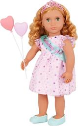 ΚΟΥΚΛΑ ESME WITH FRILLY PARTY DRESS & SHOES (BD31553Z) OUR GENERATION από το MOUSTAKAS