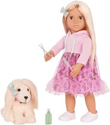 ΚΟΥΚΛΑ HATTIE WITH PET DOG BELLA (BD31494Z) OUR GENERATION