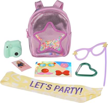 MINI BACKPACK PARTY WITH SURPRISE ACCESSORIES-6 ΣΧΕΔΙΑ (BD41180GZ) OUR GENERATION