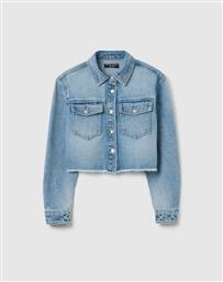 DENIM SHIRT W/FRINGES OVS