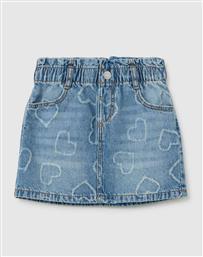 DENIM SKIRT W/LASER OVS