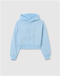 HOODIE CROP ACID WASH OVS