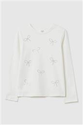 OVS ΠΑΙΔΙΚΗ ΜΠΛΟΥΖΑ ΜΕ ALL-OVER PRINT ΜΕ ΣΤΡΑΣ REGULAR FIT - 002447049 ΛΕΥΚΟ OVS KIDS