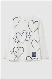 OVS ΠΑΙΔΙΚΗ ΜΠΛΟΥΖΑ ΜΕ ALL-OVER PRINT REGULAR FIT - 002418222 ΛΕΥΚΟ OVS KIDS
