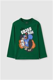 OVS ΠΑΙΔΙΚΗ ΜΠΛΟΥΖΑ ΜΕ GORILLA ΜΕ SKATEBOARD PRINT OVERSIZED FIT - 002094963 ΠΡΑΣΙΝΟ OVS KIDS