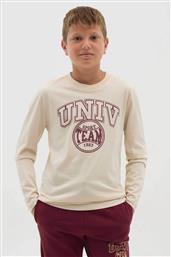 OVS ΠΑΙΔΙΚΗ ΜΠΛΟΥΖΑ ΜΕ LETTERING PRINT - 002445926 ΚΡΕΜ OVS KIDS