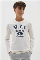OVS ΠΑΙΔΙΚΗ ΜΠΛΟΥΖΑ ΜΕ LETTERING PRINT - 002445931 ΛΕΥΚΟ OVS KIDS