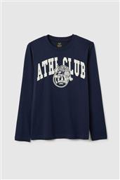 OVS ΠΑΙΔΙΚΗ ΜΠΛΟΥΖΑ ΜΕ LETTERING PRINT - 002445941 ΜΠΛΕ ΣΚΟΥΡΟ OVS KIDS