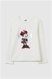 OVS ΠΑΙΔΙΚΗ ΜΠΛΟΥΖΑ ΜΕ PRINT ''DISNEY'' REGULAR FIT - 002448416 ΛΕΥΚΟ OVS KIDS