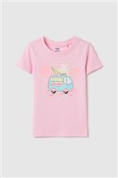 OVS ΠΑΙΔΙΚΗ ΜΠΛΟΥΖΑ ΜΕ PRINT REGULAR FIT - 002265150 ΡΟΖ OVS KIDS