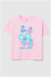 OVS ΠΑΙΔΙΚΗ ΜΠΛΟΥΖΑ ΜΕ PRINT REGULAR FIT - 002366171 ΡΟΖ OVS KIDS