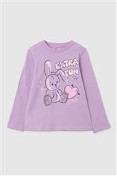 OVS ΠΑΙΔΙΚΗ ΜΠΛΟΥΖΑ ΜΕ PRINT REGULAR FIT - 002418387 ΒΙΟΛΕΤΙ OVS KIDS
