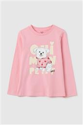 OVS ΠΑΙΔΙΚΗ ΜΠΛΟΥΖΑ ΜΕ PRINT REGULAR FIT - 002447125 ΡΟΖ OVS KIDS