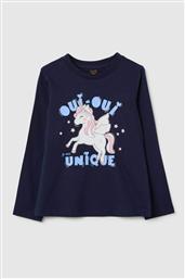 OVS ΠΑΙΔΙΚΗ ΜΠΛΟΥΖΑ ΜΕ PRINT REGULAR FIT - 002447132 ΜΠΛΕ ΣΚΟΥΡΟ OVS KIDS