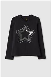 OVS ΠΑΙΔΙΚΗ ΜΠΛΟΥΖΑ ΜΕ PRINT REGULAR FIT - 002457534 ΜΑΥΡΟ OVS KIDS