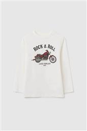 OVS ΠΑΙΔΙΚΗ ΜΠΛΟΥΖΑ ΜΕ PRINT ''ROCK & ROLL'' - 002459465 ΛΕΥΚΟ OVS KIDS