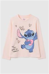 OVS ΠΑΙΔΙΚΗ ΜΠΛΟΥΖΑ ΜΕ PRINT ''STITCH'' REGULAR FIT - 002402876 ΡΟΖ ΑΝΟΙΧΤΟ OVS KIDS