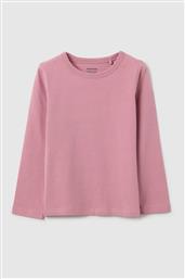OVS ΠΑΙΔΙΚΗ ΜΠΛΟΥΖΑ ΜΟΝΟΧΡΩΜΗ REGULAR FIT - 002418173 ΡΟΖ OVS KIDS