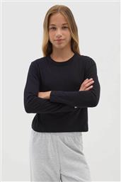 OVS ΠΑΙΔΙΚΗ ΜΠΛΟΥΖΑ ΜΟΝΟΧΡΩΜΗ REGULAR FIT - 002443678 ΜΑΥΡΟ OVS KIDS