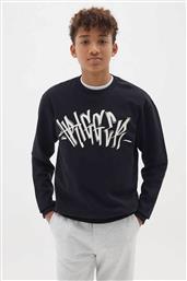 OVS ΠΑΙΔΙΚΗ ΜΑΚΡΥΜΑΝΙΚΗ ΜΠΛΟΥΖΑ ΜΕ PRINT REGULAR FIT - 002476023 ΜΑΥΡΟ OVS KIDS