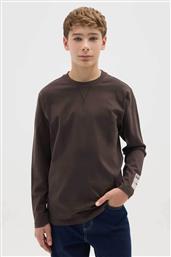 OVS ΠΑΙΔΙΚΗ ΜΑΚΡΥΜΑΝΙΚΗ ΜΠΛΟΥΖΑ ΜΟΝΟΧΡΩΜΗ RELAXED FIT - 002476063 ΚΑΦΕ OVS KIDS