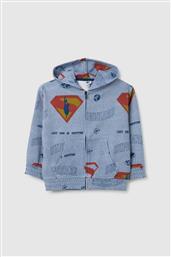 OVS ΠΑΙΔΙΚΗ ΖΑΚΕΤΑ ΦΟΥΤΕΡ ΜΕ ALL-OVER PRINT REGULAR FIT - 002397533 ΜΠΛΕ OVS KIDS