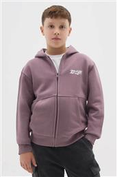 OVS ΠΑΙΔΙΚΗ ΖΑΚΕΤΑ ΜΕ PRINTS ΚΑΙ ΚΟΥΚΟΥΛΑ REGULAR FIT - 002485146 ΜΟΒ OVS KIDS