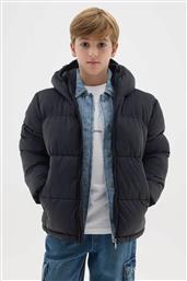 OVS ΠΑΙΔΙΚΟ ΜΠΟΥΦΑΝ ΜΕ ΚΑΠΙΤΟΝΕ ΣΧΕΔΙΟ REGULAR FIT - 002466112 ΜΑΥΡΟ OVS KIDS