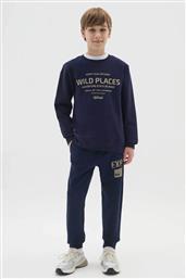 OVS ΠΑΙΔΙΚΟ ΠΑΝΤΕΛΟΝΙ ΦΟΡΜΑΣ ΜΟΝΟΧΡΩΜΟ REGULAR FIT - 002468303 ΜΠΛΕ ΣΚΟΥΡΟ OVS KIDS