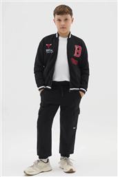 OVS ΠΑΙΔΙΚΟ ΠΑΝΤΕΛΟΝΙ ΦΟΡΜΑΣ ΜΟΝΟΧΡΩΜΟ RELAXED FIT - 002485156 ΜΑΥΡΟ OVS KIDS