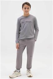 OVS ΠΑΙΔΙΚΟ ΠΑΝΤΕΛΟΝΙ ΦΟΡΜΑΣ ΜΟΝΟΧΡΩΜΟ RELAXED FIT - 002485286 ΓΚΡΙ OVS KIDS