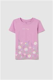 OVS ΠΑΙΔΙΚΟ T-SHIRT ΜΕ FLOWERS PRINT - 002265206 ΡΟΖ OVS KIDS