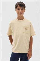 OVS ΠΑΙΔΙΚΟ T-SHIRT ΜΕ LETTERING PRINT ΚΑΙ ΤΣΕΠΗ ΣΤΟ ΣΤΗΘΟΣ - 002445811 ΚΡΕΜ OVS KIDS