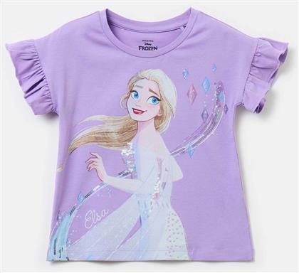 OVS ΠΑΙΔΙΚΟ T-SHIRT ΜΕ PRINT ''ELSA'' ΚΑΙ ΒΟΛΑΝ - 002074048 ΛΙΛΑ OVS KIDS