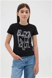 OVS ΠΑΙΔΙΚΟ T-SHIRT ΜΕ PRINT REGULAR FIT - 002272650 ΜΑΥΡΟ OVS KIDS