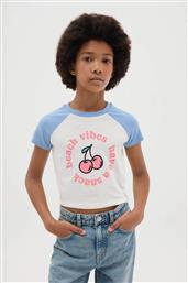 OVS ΠΑΙΔΙΚΟ T-SHIRT ΜΕ PRINT REGULAR FIT - 002362605 ΛΕΥΚΟ OVS KIDS