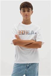 OVS ΠΑΙΔΙΚΟ T-SHIRT ΜΕ PRINT REGULAR FIT - 002445816 ΛΕΥΚΟ OVS KIDS