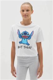 OVS ΠΑΙΔΙΚΟ T-SHIRT ΜΕ PRINT ''STITCH'' - 002415352 ΛΕΥΚΟ OVS KIDS