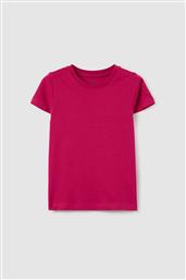 OVS ΠΑΙΔΙΚΟ T-SHIRT ΜΟΝΟΧΡΩΜΟ REGULAR FIT - 002074151 ΡΟΖ OVS KIDS